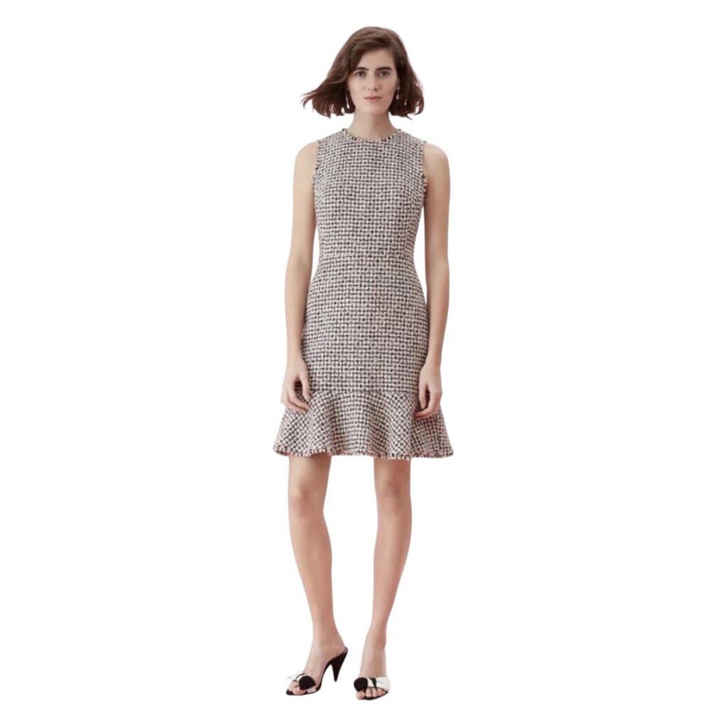 Rebecca Taylor Black and White Sleeveless Dress